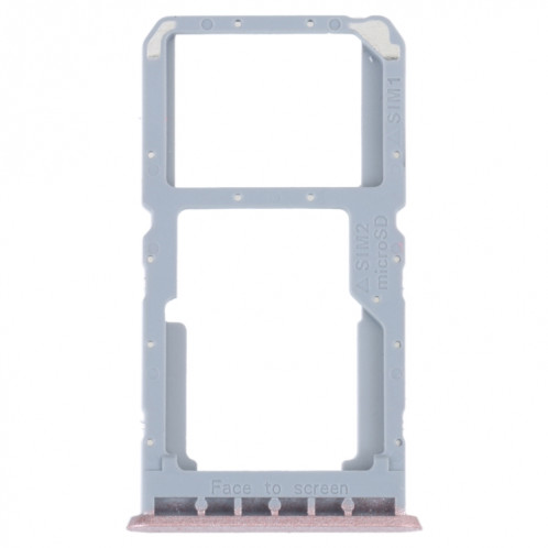 Pour OPPO A96 China SIM Card Tray + SIM / Micro SD Card Tray (Rose) SH686F515-34