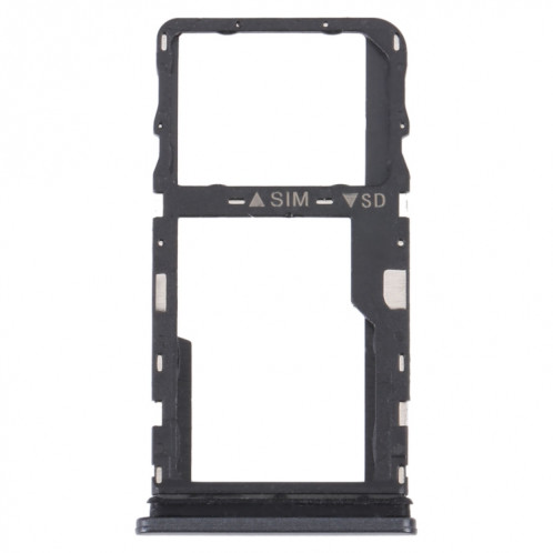 Pour TCL 30 XE 5G T767W Plateau de carte SIM d'origine + plateau de carte Micro SD (noir) SH755B741-34