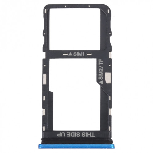 Pour TCL 20 5G Plateau de carte SIM d'origine + Plateau de carte SIM / Micro SD (Bleu) SH760L1495-34