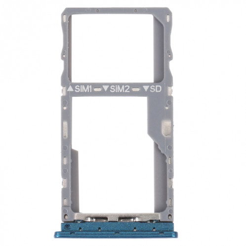 Pour TCL 20 SE Plateau de carte SIM d'origine + plateau de carte SIM / Micro SD (vert) SH762G436-34