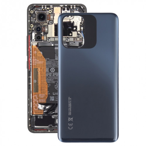 Pour Xiaomi Poco M5s Couvercle arrière de batterie d'origine (noir) SH71BL197-36