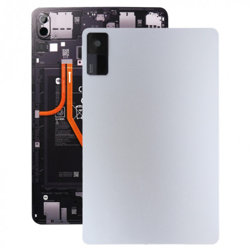 Pour Xiaomi Redmi Pad Coque arrière de batterie d'origine avec cache d'objectif d'appareil photo (argent) SH08SL1920-37
