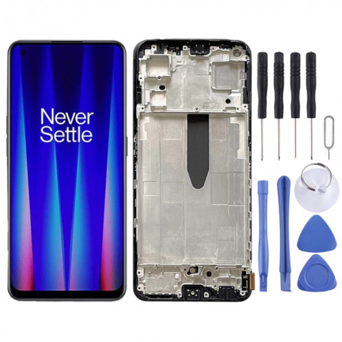 Ecran LCD pour OnePlus Nord CE 2 5G IV2201 Digitizer Full Assembly avec Frame (Noir) SH019B1873-35