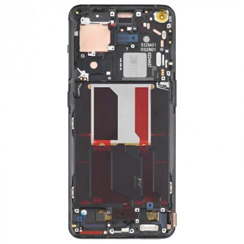Pour OnePlus 10 Pro NE2210 NE2211 NE2213 Plaque de cadre intermédiaire (noir) SH075B529-34
