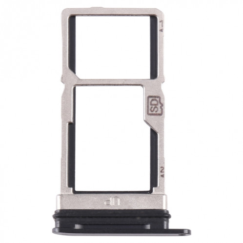 Pour Nokia XR20 Plateau de carte SIM d'origine + Plateau de carte SIM / Micro SD (Noir) SH172B1223-34