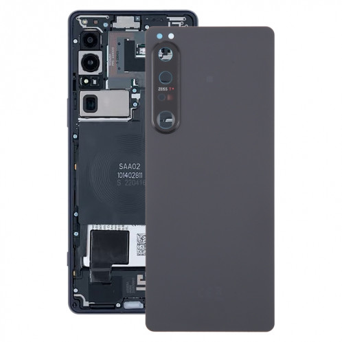 Pour Sony Xperia 1 IV Coque arrière de batterie d'origine (noire) SH34BL1233-36