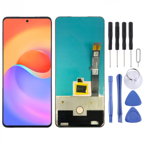 Écran LCD en matériau AMOLED pour ZTE S30 Pro A2122H avec assemblage complet du numériseur (noir) SH313B1999-36