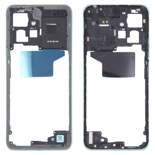Pour Xiaomi Redmi Note 12 4G Plaque de cadre central d'origine (vert) SH364G1224-30
