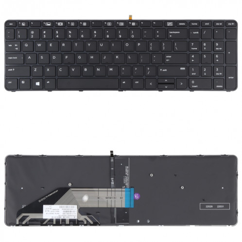 Pour HP Probook 650 G2 G3 655 G3 450 G3 841137-001 Clavier Version US avec rétro-éclairage SH6451528-35