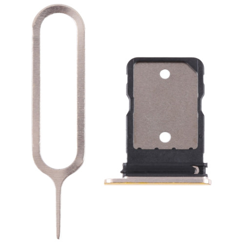 Pour Google Pixel 7 Pro Plateau de carte SIM d'origine avec broche SIM (or) SH693J2-34