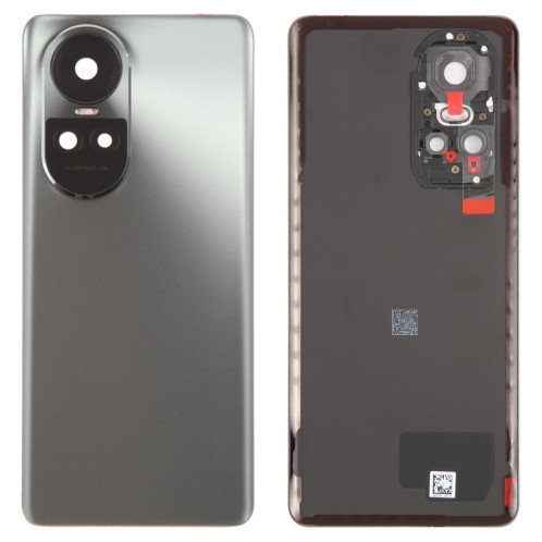 Pour OPPO Reno10 Pro Global Couvercle arrière de batterie d'origine avec couvercle d'objectif d'appareil photo (gris) SH781H197-37