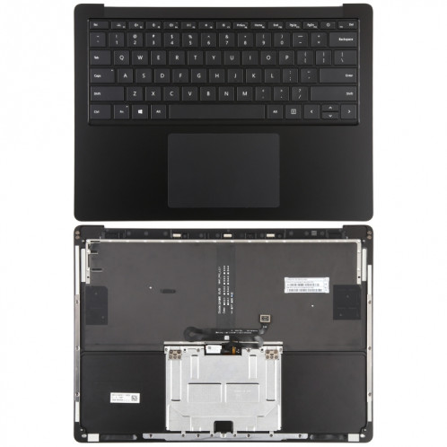 Pour Microsoft Surface Laptop 3/4 13,5 pouces clavier américain avec coque C/carte tactile (noir) SH798B435-36