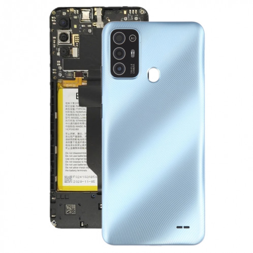 Pour le couvercle arrière de la batterie ZTE Blade A52 (bleu) SH56LL1822-37