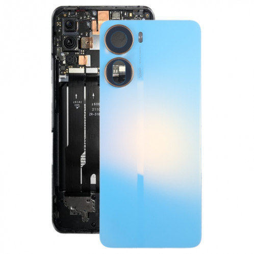 Pour le couvercle arrière de la batterie de conception ZTE Blade V40 (bleu) SH50LL561-37