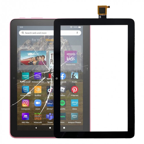 Pour panneau tactile Amazon Fire HD 8 2022 12e génération (noir) SH094B1755-37