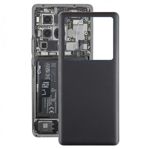 Pour Vivo X80 Pro OEM Matériau en verre Couvercle arrière de la batterie (Noir) SH44BL655-37
