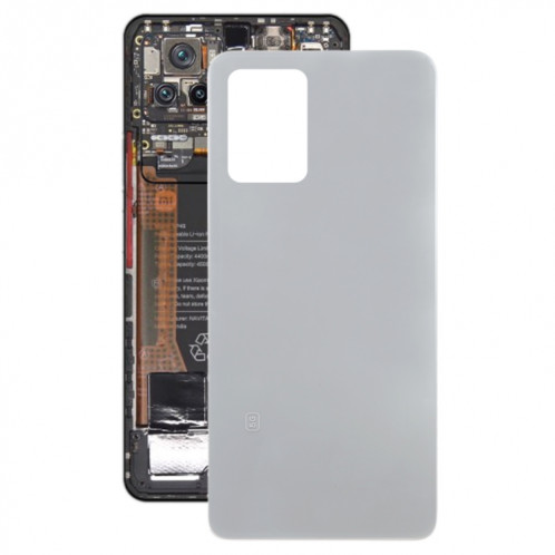 Pour Xiaomi Poco F4 OEM Matériau en verre Couvercle arrière de la batterie (gris) SH47HL1671-37