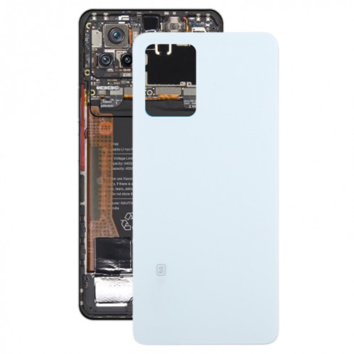 Pour Xiaomi Poco F4 OEM Matériau en verre Couvercle arrière de la batterie (Blanc) SH47WL729-37