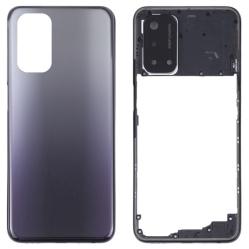Pour le couvercle arrière de la batterie OPPO A93 5G avec cadre central (noir) SH64BL633-36