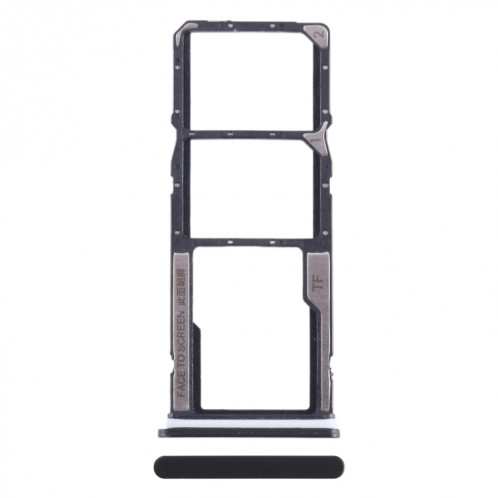 Pour Xiaomi Poco C51 Plateau de carte SIM + Plateau de carte SIM + Plateau de carte Micro SD (Noir) SH378B416-34