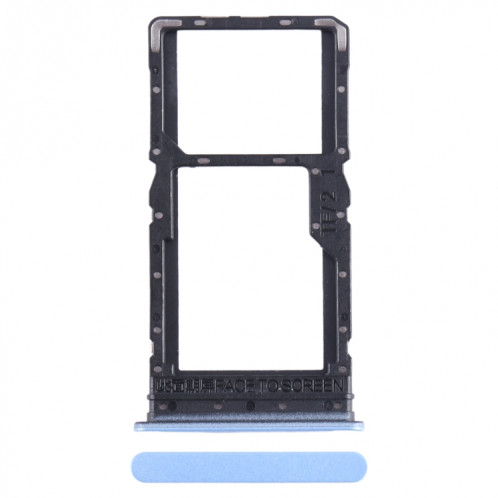 Pour Xiaomi Redmi Note 12R Plateau de carte SIM + Plateau de carte SIM / Plateau de carte Micro SD (Bleu) SH385L234-34