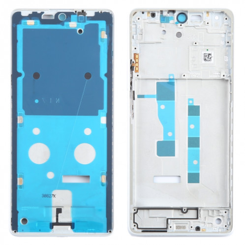 Pour Xiaomi Redmi Note 13 boîtier avant d'origine plaque de cadre LCD (blanc) SH405W1298-36