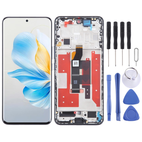 Pour Honor 100 écran LCD d'origine numériseur assemblage complet avec cadre (noir) SH631B1690-37