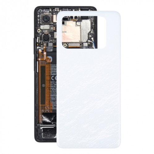 Pour Xiaomi Redmi K70E Couvercle arrière de la batterie d'origine (blanc) SH66WL869-37
