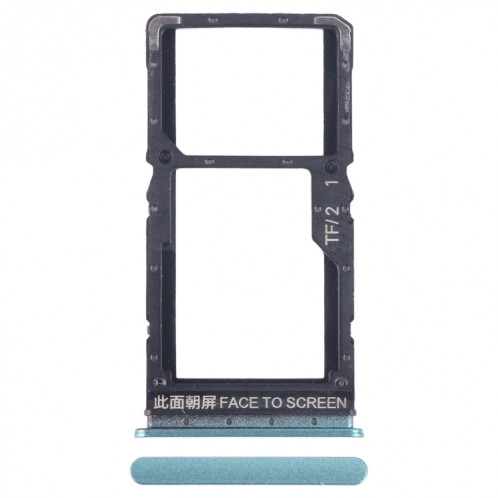 Pour Xiaomi Redmi Note 12 5G Plateau de carte SIM + Plateau de carte SIM / Micro SD (Vert) SH678G1517-34