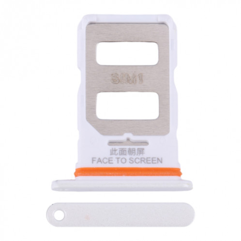 Pour Xiaomi Redmi Note 13 Pro 5G Plateau de carte SIM + Plateau de carte SIM (Blanc) SH681W1526-34