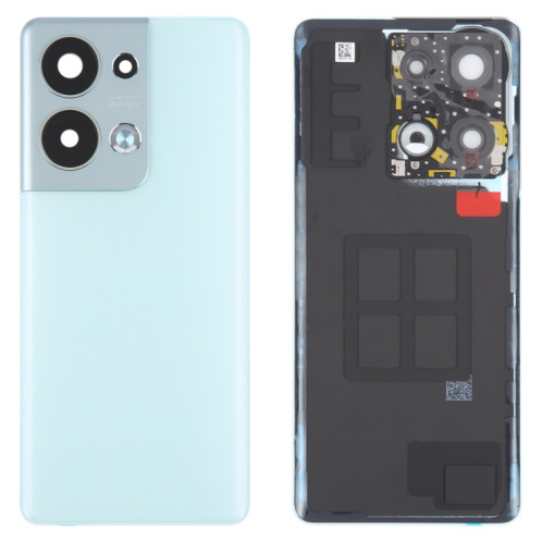 Pour OPPO Reno9 Pro + Couvercle arrière de la batterie d'origine avec couvercle d'objectif de caméra (bleu) SH06LL1953-37