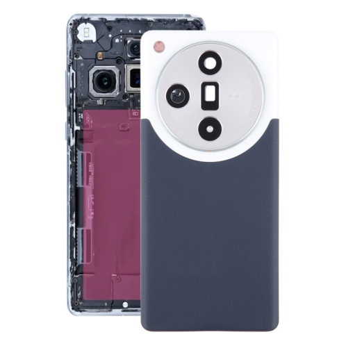 Pour OPPO Find X7 Couvercle arrière de batterie ultra original avec couvercle d'objectif d'appareil photo (bleu) SH11LL935-37