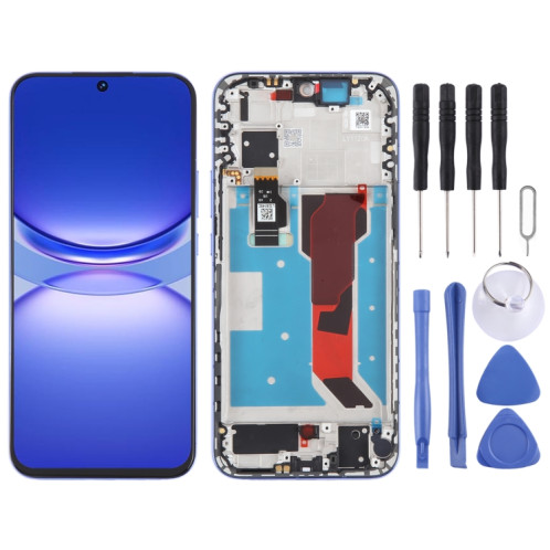 Pour Huawei nova 12 Lite Écran LCD d'origine numériseur assemblage complet avec cadre (bleu) SH040L1366-37