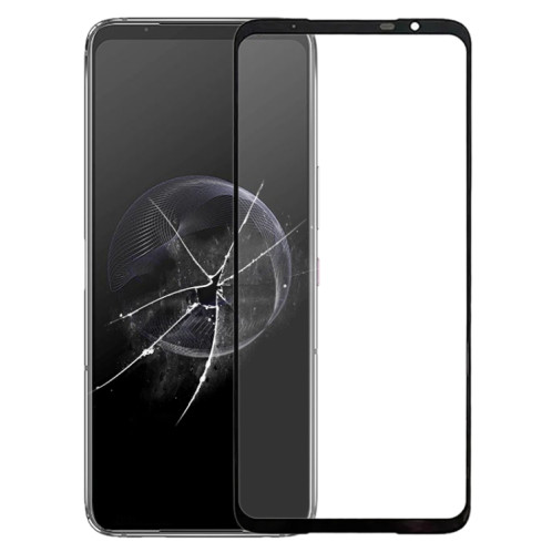 Pour Asus ROG Phone 7 Ultimate AI2205 Écran avant Lentille extérieure en verre avec adhésif optiquement transparent OCA SH83011492-37