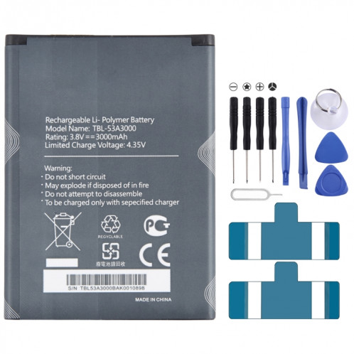 Batterie de remplacement 3000mAh TBL-53A3000 pour routeur WIFI TP-LINK M7450 M7650 SH8342814-34