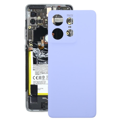 Bleu, Pour Motorola Edge 50 Pro Cache arrière de batterie d'origine (bleu) SH40LL1215-37