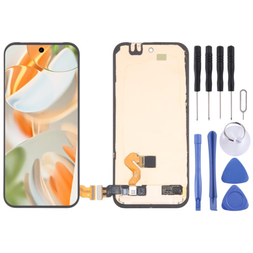 Pour Google Pixel 9 Pro GR83Y GEC77 Original OLED Matériau LCD Écran Numériseur Assemblage Complet avec Cadre SH8560246-37