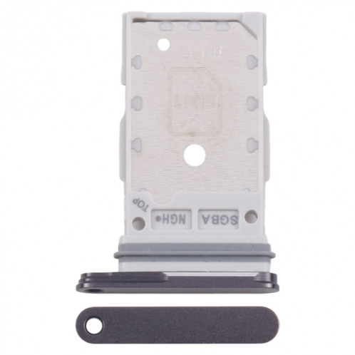 Pour Samsung Galaxy S24 FE SM-S721B Tiroir de carte SIM d'origine + Tiroir de carte SIM (noir graphite) SH702H1689-34