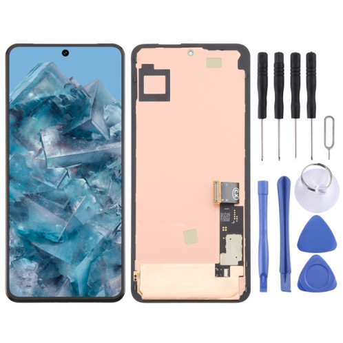 Pour Google Pixel 8 Pro GC3VE G1MNW OLED LCD Écran Numériseur Assemblage Complet avec Cadre SH87081781-37