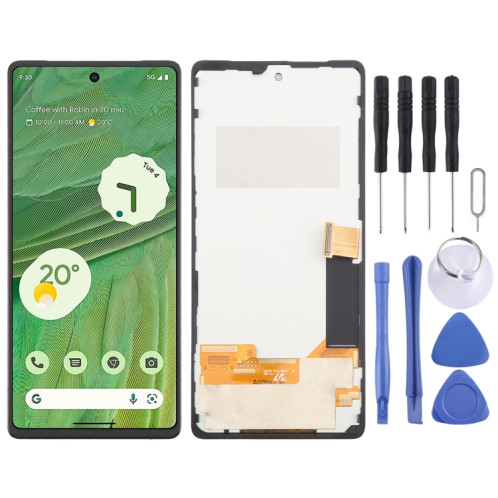 Pour Google Pixel 7 GVU6C GQML3 GO3Z5 Écran LCD TFT numériseur assemblage complet, ne prenant pas en charge l'identification des empreintes digitales SH87151753-37