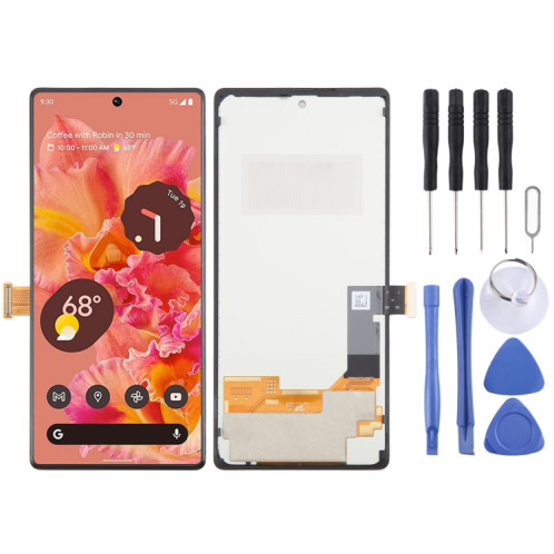 Pour Google Pixel 6 GB7N6 G9S9B16 G9S9B Écran LCD TFT numériseur assemblage complet, ne prenant pas en charge l'identification des empreintes digitales SH8716524-37