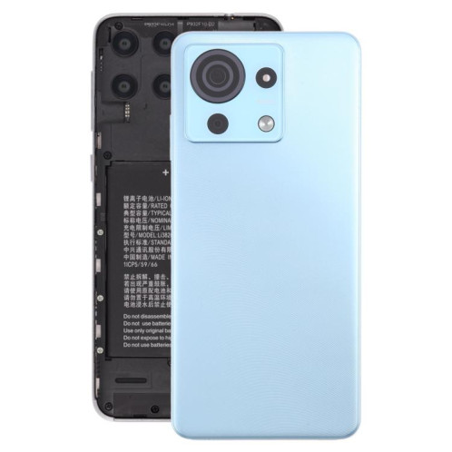 Pour ZTE Blade V50 Vita Cache arrière de batterie avec cache d'objectif d'appareil photo (bleu) SH41LL98-37