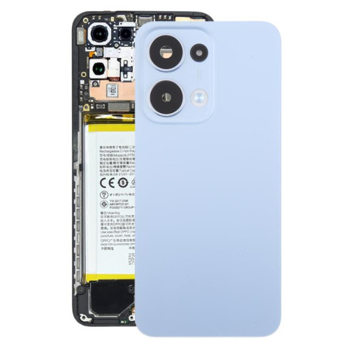 Cache arrière de batterie d'origine pour OPPO Reno13 avec cache d'objectif d'appareil photo (bleu bébé) SH1TTL1858-37