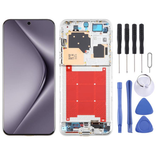 Écran LCD d'origine complet avec châssis pour Huawei Pura 70 Pro (argent) SH370S817-37