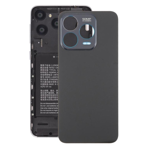 Coque arrière en verre avec adhésif pour ZTE Blade V70 (noir) SH91BL811-37