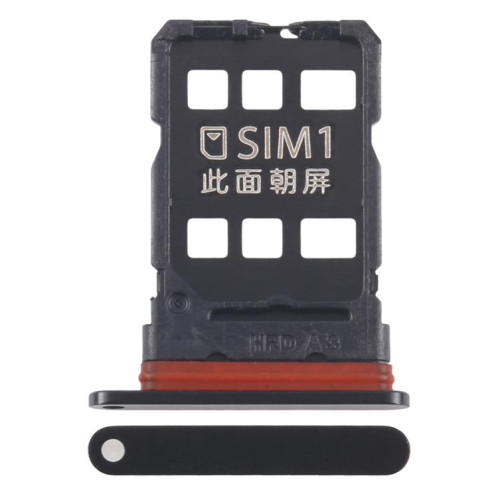 Tiroir pour carte SIM et carte SIM (noir) pour ZTE Nubia Z50S Pro NX713J SH796B1838-34