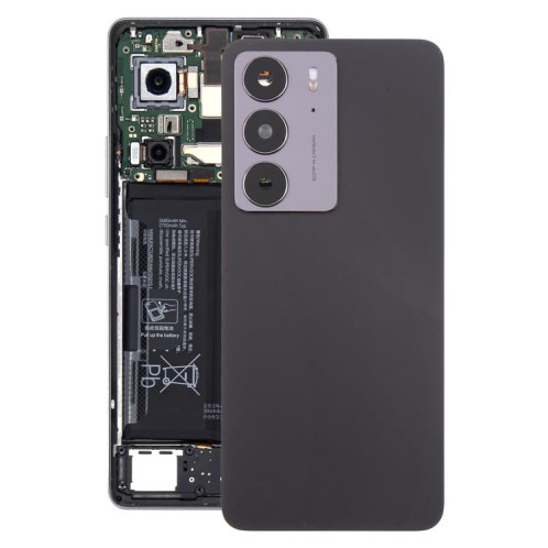Coque arrière d'origine pour Realme C75 4G avec cache d'objectif (noir) SH88BL300-37