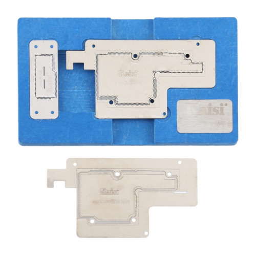 Kaisi carte mère couche intermédiaire carte BGA Reballing pochoir plante plate-forme en étain pour iPhone X / XS / XS Max SH00321983-36