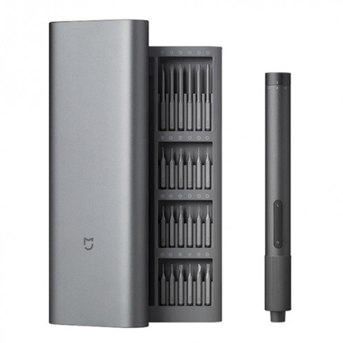 Kit de tournevis de précision électrique d'origine Xiaomi Mijia 25 en 1 boîtier en aluminium magnétique rechargeable SX02741993-311