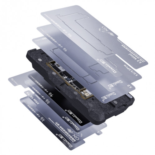QIANLI 10 sur 1 plate-forme de replacement de cadre moyen pour iPhone X / XS / XS Max / 11/11 PRO / 11 PRO Max / 12/12 PRO / 12 MINI / 12 PRO Max SQ04271754-39